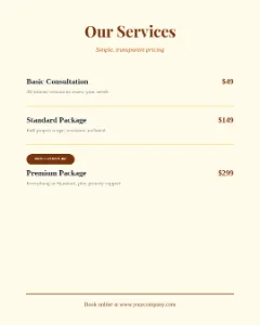 Price List