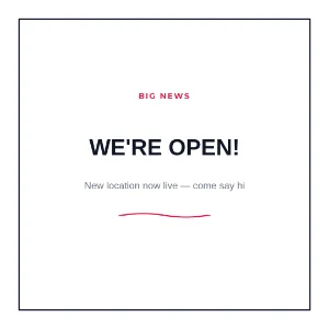 New Post Announcement